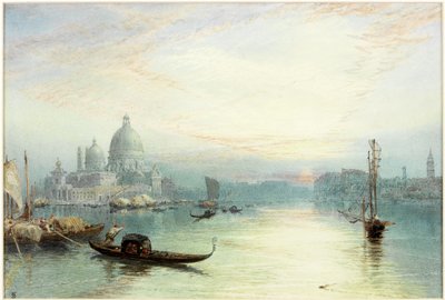 Entrance to the Grand Canal, Venice by Myles Birket Foster